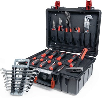 Werkzeugsortiment Basic Set L mechanic 46-tlg.im Schutzkoffer WIHA
