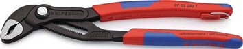 Wasserpumpenzange Cobra® L.250mm Spann-W.46mm pol.Mehrkomp.-Hülle m.Öse KNIPEX