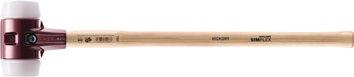 Vorschlaghammer SIMPLEX Kopf-D.100mm mittelhart Superplastik weiß Hickory HALDER