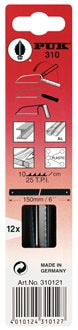 Metallsägeblatt 310 L.150mm ZpZ 25 1-s.12 St./Karte PUK
