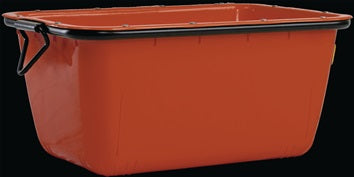 Fertigmörtelbehälter 200 l rot