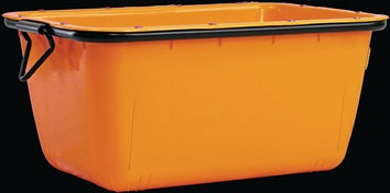 Fertigmörtelbehälter 200 l orange