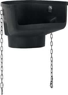 Schuttrohrtrichter 6kg PE kurz D.oben=528mm 412mm MÜBA