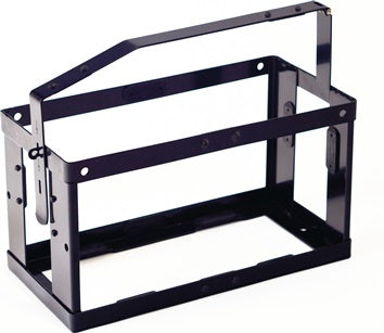 Kanisterhalterung L.377mm B.174mm H.293mm Tiefschwarz RAL 9005 2 17kg VALPRO