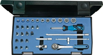 Steckschlüsselsatz 20 IMU-3 32-tlg.1/4 Zoll SW 4-14mm Z.72 6KT GEDORE