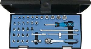 Steckschlüsselsatz 20 ITU-3 36-tlg.1/4 Zoll SW 4-14mm Z.72 6KT GEDORE