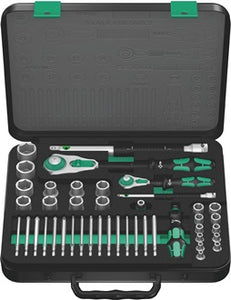 Steckschlüsselsatz 8100 SA/SC 2 Zyklop 43-tlg.1/4+1/2 Zoll SW 4-24mm