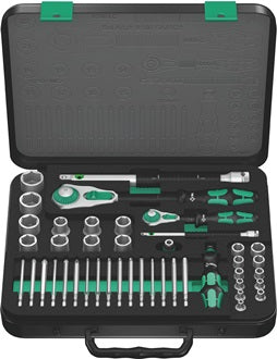 Steckschlüsselsatz 8100 SA/SC 2 Zyklop 43-tlg.1/4+1/2 Zoll SW 4-24mm