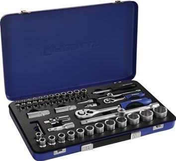 Steckschlüsselsatz 55-tlg.1/4+1/2 Zoll SW 4-32mm Z.72/72 6KT PROMAT