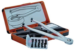 Verstellbarer Stirnlochschlüsselsatz 758 S Zapfen-Ø 1 5-2-2 5-3-4mm AMF
