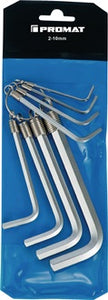 Winkelschraubendrehersatz 8-tlg.Ku.-Tasche SW 2-10mm