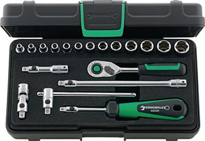 Steckschlüsselsatz 40/13/6QR 19-tlg.1/4 Zoll SW 3 5-13mm Z.80 6KT STAHLWILLE