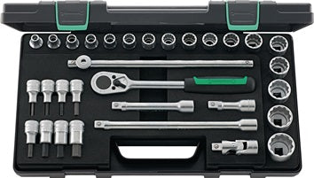 Steckschlüsselsatz 50/54/25/6 KN 31-tlg.1/2 Zoll SW 8-32mm Z.36 12KT STAHLWILLE