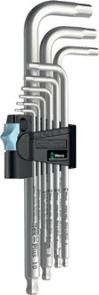 Winkelschraubendrehersatz 3950 PKL/9 9-tlg.Ku.-Halter SW 1 5-10mm lang VA WERA