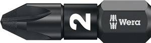 Bit 855/1 IMP DC PZD2 L.25mm 1/4 Zoll C6 3 Impaktor DC Box m.10 Bits WERA