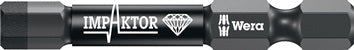 Bit 840/4 IMP DC 4mm L.50mm 1/4 Zoll E6 3 Impaktor DC Box m.5 Bits WERA