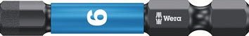 Bit 840/4 IMP DC 6mm L.50mm 1/4 Zoll E6 3 Impaktor DC Box m.5 Bits WERA