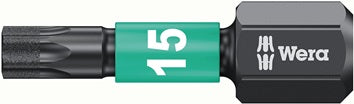 Bit IMPAKTOR DC T15 L.25mm 1/4 Zoll C6 3 Impaktor DC Box m.10 Bits WERA