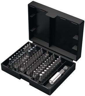 Bitsortiment Bit-Safe Classic 4 61-tlg.Schlitz/PH/PZD/TX/6Kt.WERA