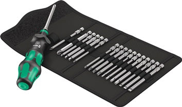Bitsortiment KK Turbo Imperial 1 19-tlg.Schlitz/PH/TORX®/6Kt./4Kt.WERA