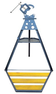 Arbeitsgerät Spann-W.60mm Rohr-D.2 Zoll Anz.Biegelöcher 5 PROMAT
