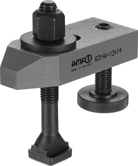 Spanneisen Nr.6314V f.T-Nut 28mm Spann-H.20-80mm Spannschraube M24x28x200mm AMF