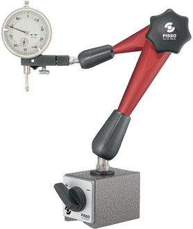 Magnetmessstativ STRATO-LINE R. 330mm Gesamt-H. 444mm Haftkraft 900 N FISSO