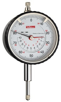 Messuhr M2 TK 10mm Abl.0 01mm konzentrische Anzeige m.Kal.KÄFER