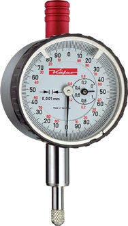 Kleinmessuhr KM 1000 S 1mm Abl.0 001mm m.Stoßschutz m.Kal.KÄFER