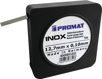 Fühlerlehrenband S.0 05mm INOX L.5m B.12 7mm PROMAT