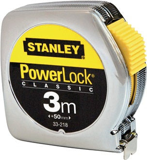 Taschenrollbandmaß PowerLock® L.3m B.12 7mm mm/cm EG II Metall Clip SB