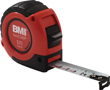 Taschenrollbandmaß twoComp L.3m B.16mm mm/cm EG II ABS m.Magnet SB BMI