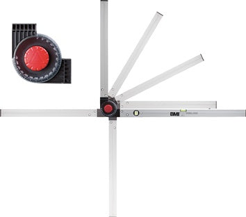 Winkelmessgerät WINKELSTAR Messber.0-270Grad Schenkel-L.60x120cm BMI