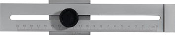Streichmaß 300mm m.flachem Schieber INOX PROMAT