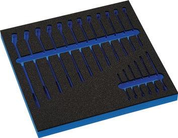 Werkzeugmodul Leereinlage 2/3-Modul 4000 871 235 18-tlg.PROMAT