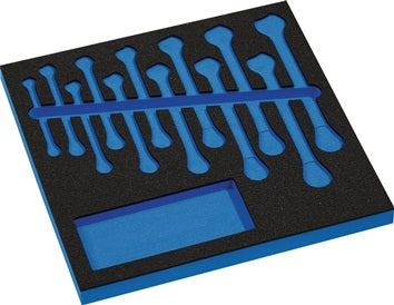 Werkzeugmodul Leereinlage 2/3-Modul 4000 871 236 12-tlg.PROMAT