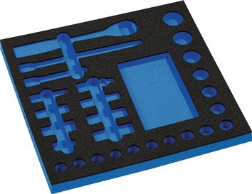 Werkzeugmodul Leereinlage 2/3-Modul 4000 871 248 27-tlg.PROMAT