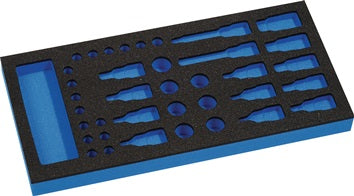 Werkzeugmodul Leereinlage 1/3-Modul 4000 871 250 46-tlg.PROMAT