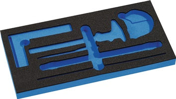 Werkzeugmodul Leereinlage 1/3-Modul 4000 871 252 6-tlg.PROMAT