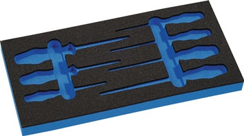 Werkzeugmodul Leereinlage 1/3-Modul 4000 871 290 7-tlg.WERA