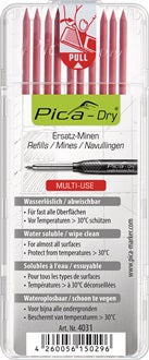 Minenset Pica-Dry 10x rot feucht abwischbar 10 Minen/Set