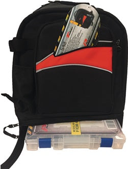 Werkzeugrucksack 542 TB B340xT200xH400mm Spezialku.schwarz/rot PLANO