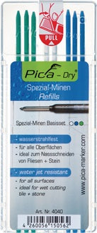 Minenset Pica-Dry 3x blau 2x weiß 3x grün wasserstrahlfest 8 Minen/Set