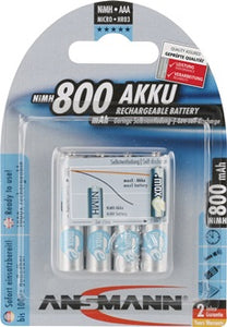 Akkuzelle maxE 1 2 V 800 mAh R03-AAA-Micro HR03 4 4St./Blister ANSMANN
