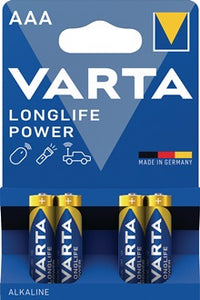 Batterie Longlife Power 1 5 V AAA-AM4-Micro 1240 mAh LR03 4903 4 St./Bl.