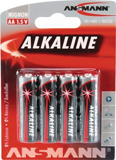 Batterie 1 5 V AA-AM3-Mignon 2800 mAh LR6 4906 4 St./Bl.ANSMANN
