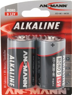 Batterie 1 5 V D-AM1-Mono 16000 mAh LR20 4920 2 St./Bl.ANSMANN