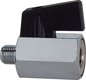 Mini-Kugelhahn 13 16mm G 1/4 Zoll IG/AG RIEGLER