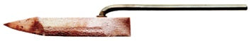Kupferstück Hammerform spitz 350g SIEVERT
