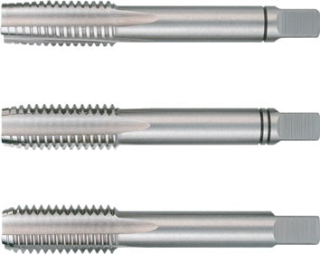 Handgewindebohrer-Satz DIN352 3-tlg.M 2xStg.0 4mm HSS blank V/M/F Tol.ISO26H